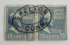 U.S. Postage ~ James Buchanan/1857-1861 ~ 15¢ Stamp ~ Posted ~ 1937 ~ Z78