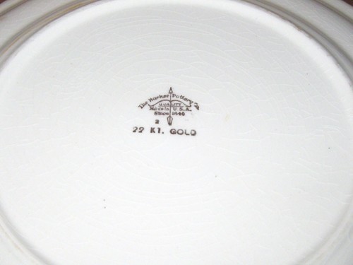 Vintage Harkerware Currier & Ives Winter Scene Cake and Dessert Plates 6 Pieces - Bild 2 von 2