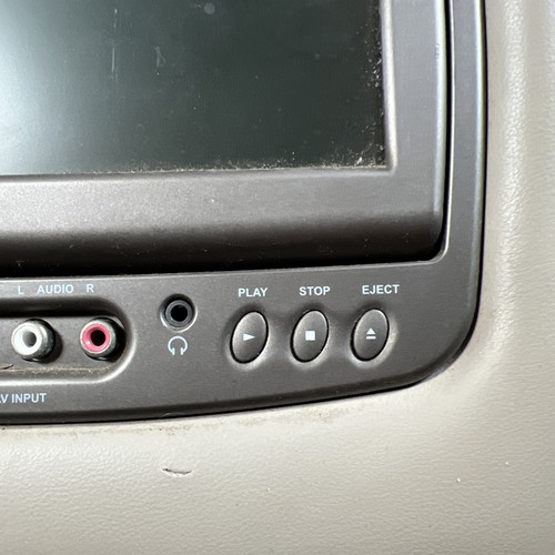 2015 LINCOLN NAVIGATOR Front Headrest Set Pair Tan Leather DVD Player Option - Picture 12 of 14