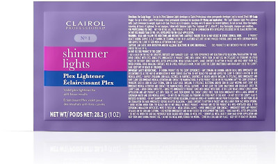 CLAIROL SHIMMER LIGHTS PLEX BLEACH PACKETS 1 OZ - 1 /PK