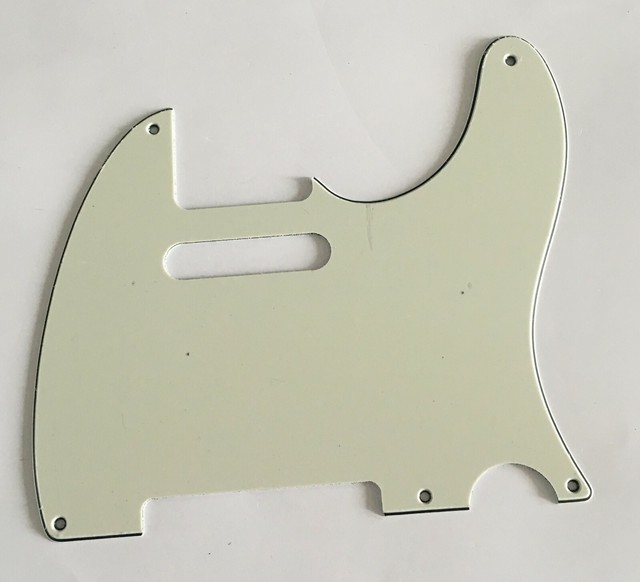 Electric Guitar Pickguard For Fender Telecaster 5 Hole Style,3 Ply Mint