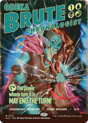 [1x] Obeka, Brute Chronologist (1579) - Foil Near Mint, English Secret Lair MTG