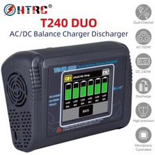 HTRC T240 DUO AC 150W/DC 240W 10A RC Caricatore Bilanciere LiPo Lilon NiCd Scarico