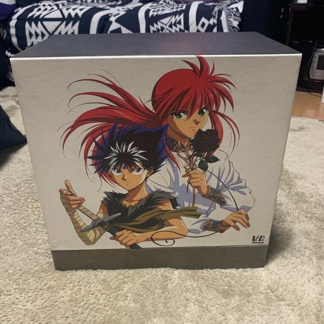 Yu Yu Hakusho TV Anime Series LD 4BOX 28LaserDisc 4Book 4card Set Japan  Anime