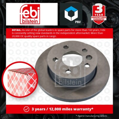 2x Brake Discs Pair Solid fits VW CARAVELLE Mk4 2.0 Front 90 to 03 AAC 260mm Set