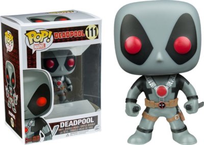 Deadpool X-Force Grey Two Swords POP! Marvel #111 Vinyl Figur Funko