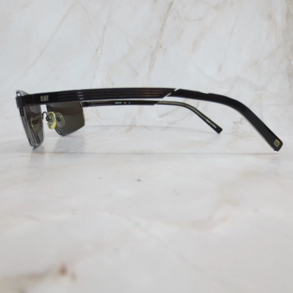 Gafas de sol Cat marco CTO TO 3 Col 205 para mujer marrón pulido media montura 59-18-140 Foto 3 de 4