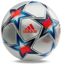 ADIDAS CHAMPIONS LEAGUE 2022-23 SOCCER BALL SILVER/RED SIZE 5 OMB FIFA APPROVED