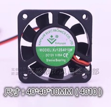 1PCS XJ12S4010H DC12V 0.09A 40 40 10MM Cooling Fan