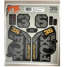 Fork Sticker for 2021 FOX 36 AM MTB Bicycle Cycling Bike Decals gold gray