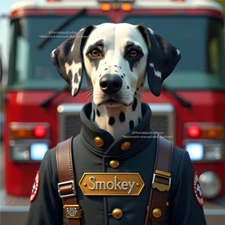 Digital AI Image Art Picture Desktop Wallpaper Background Photo Dog AIC25003