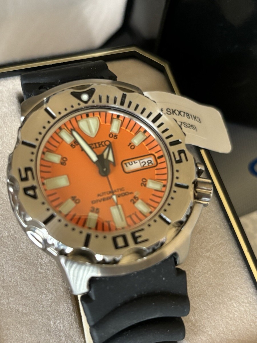 Orange Dial Seiko Skx781k3 セイコー SEIKO オレンジモンスター