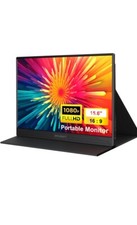 RFGOUPY Portable Monitor, 15.6 Inch 1080P FHD Portable Laptop Monitor USB C H...