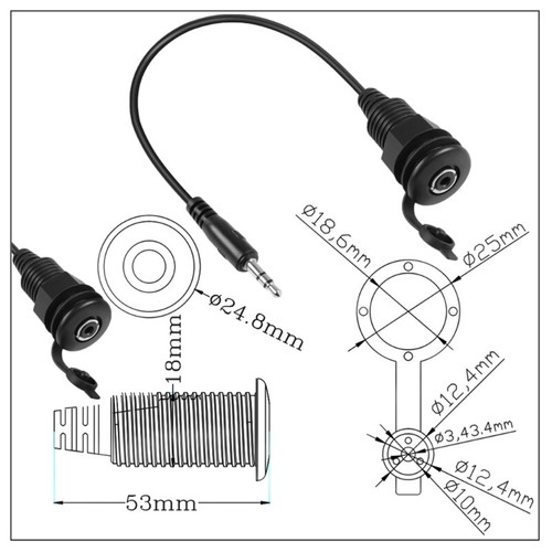 Easy Installation 3.5mm TRS Cable For Seamlessly Integration Stable Signal - 第 7/10 張圖片