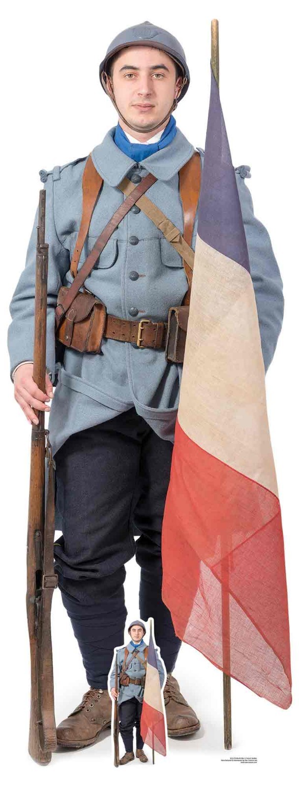 French World War 1 Soldier Cardboard Cutout / Standup / Standee - The Great War