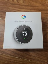 NEW - Nest T3019US Termostato programmabile acciaio lucido