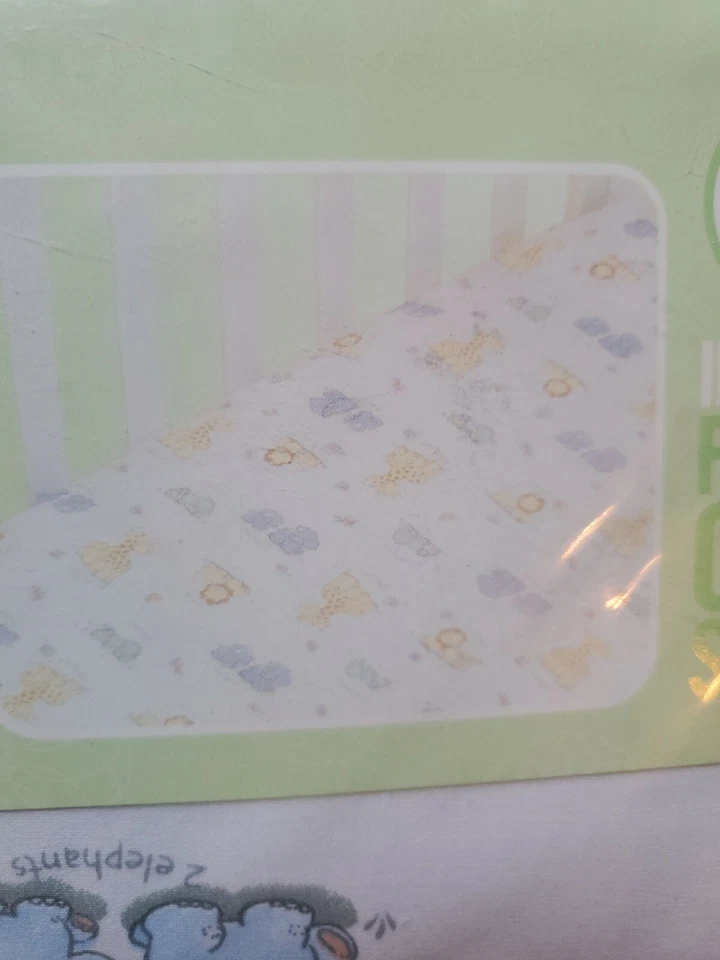 Детская кроватка Circo простыня на резинке для младенцев сафари джунгли жираф слон унисекс новая... - Изображение 2 из 4