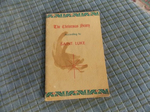 1928 The Christmas Story According To Saint Luke Miniature Bible Book Collector - Picture 5 of 5