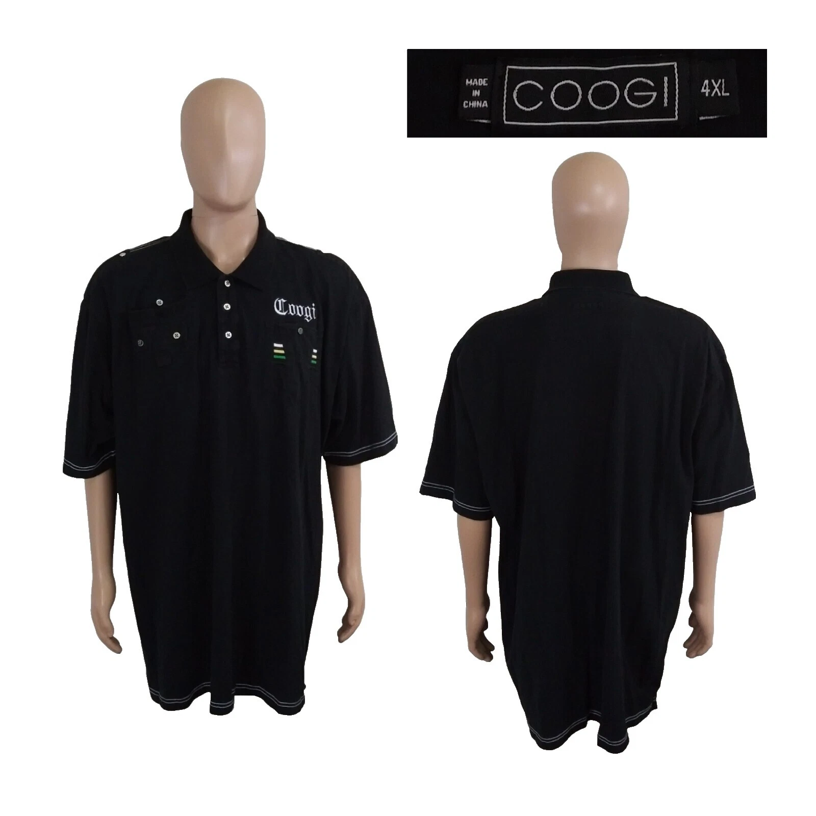COOGI Size 4XL Shirts for Men