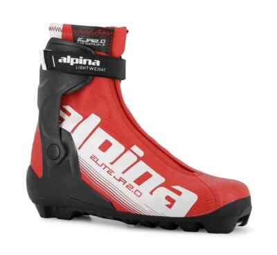 Alpina Elite Skate JR 2.0 Boot NNN- Red/ White/Black- NEW IN BOX!!! 5565-1