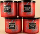 Qty 4 x Bath & Body Works Passionfruit & Banana Flower 3 Wick 14.5 Oz Candle