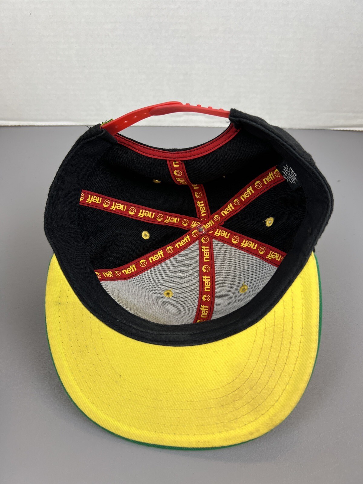 NEFF Hat Snapback Cap Adjustable Strap Black Embr… - image 8