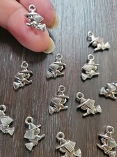 20 x Tibetan Silver Halloween Witch Charms. U.S. Seller
