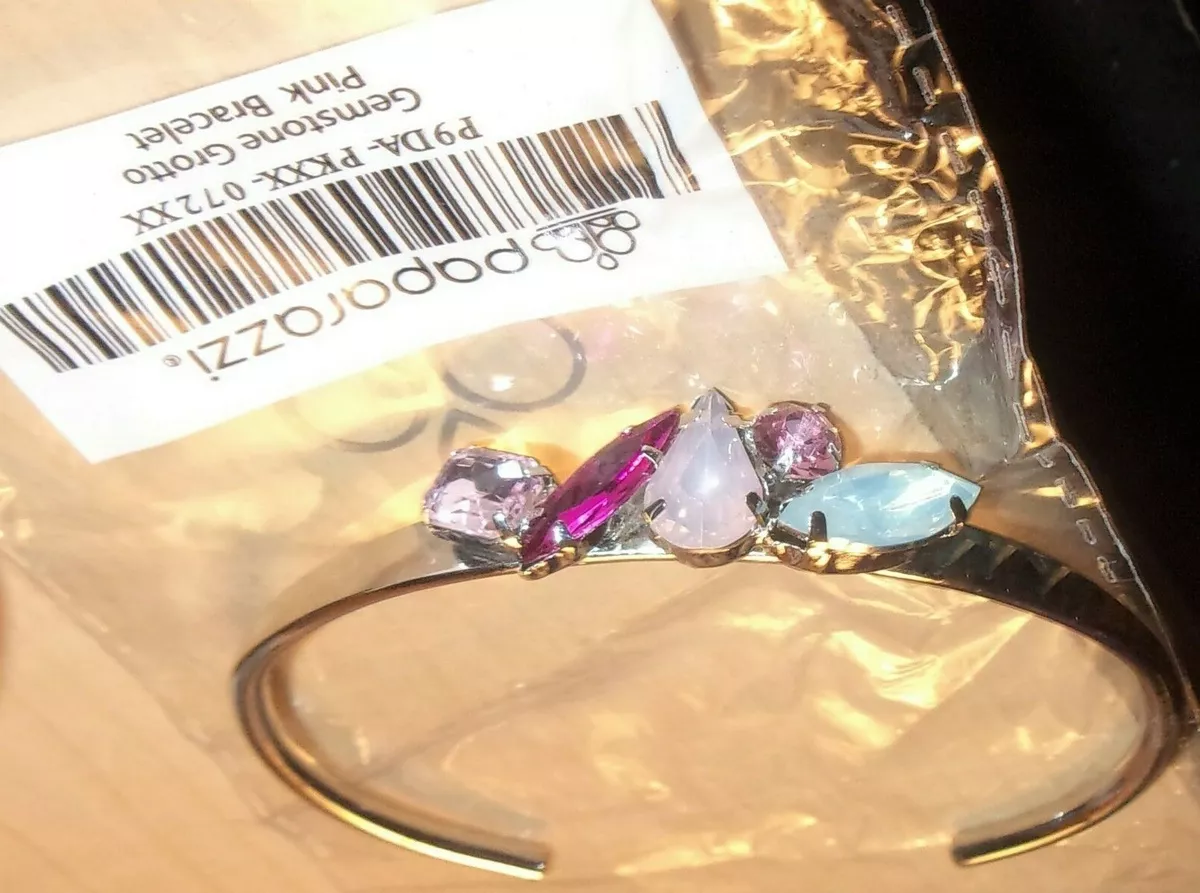 Gemstone grotto cheap pink bracelet