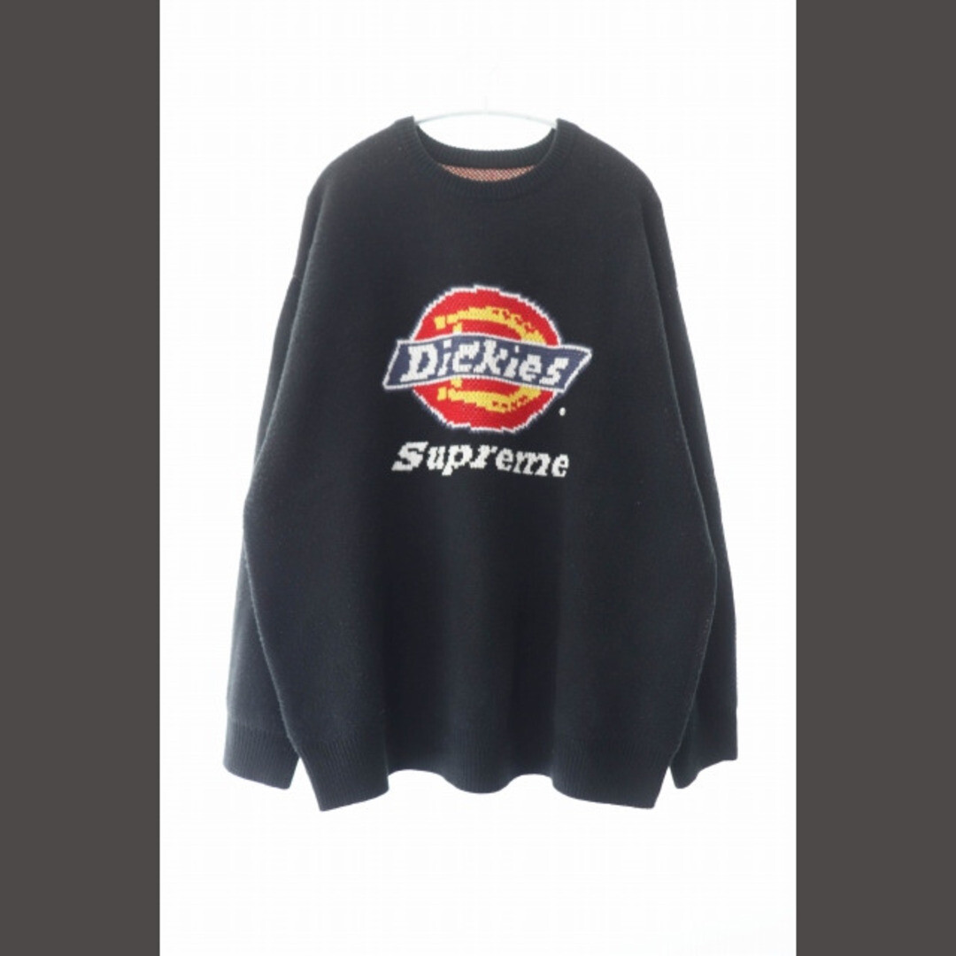 Supreme x Dickies 22AW Sweater Logo Knit L Black Vintage Supreme x Dickies 22AW Sweater Logo Knit L Black Vintage