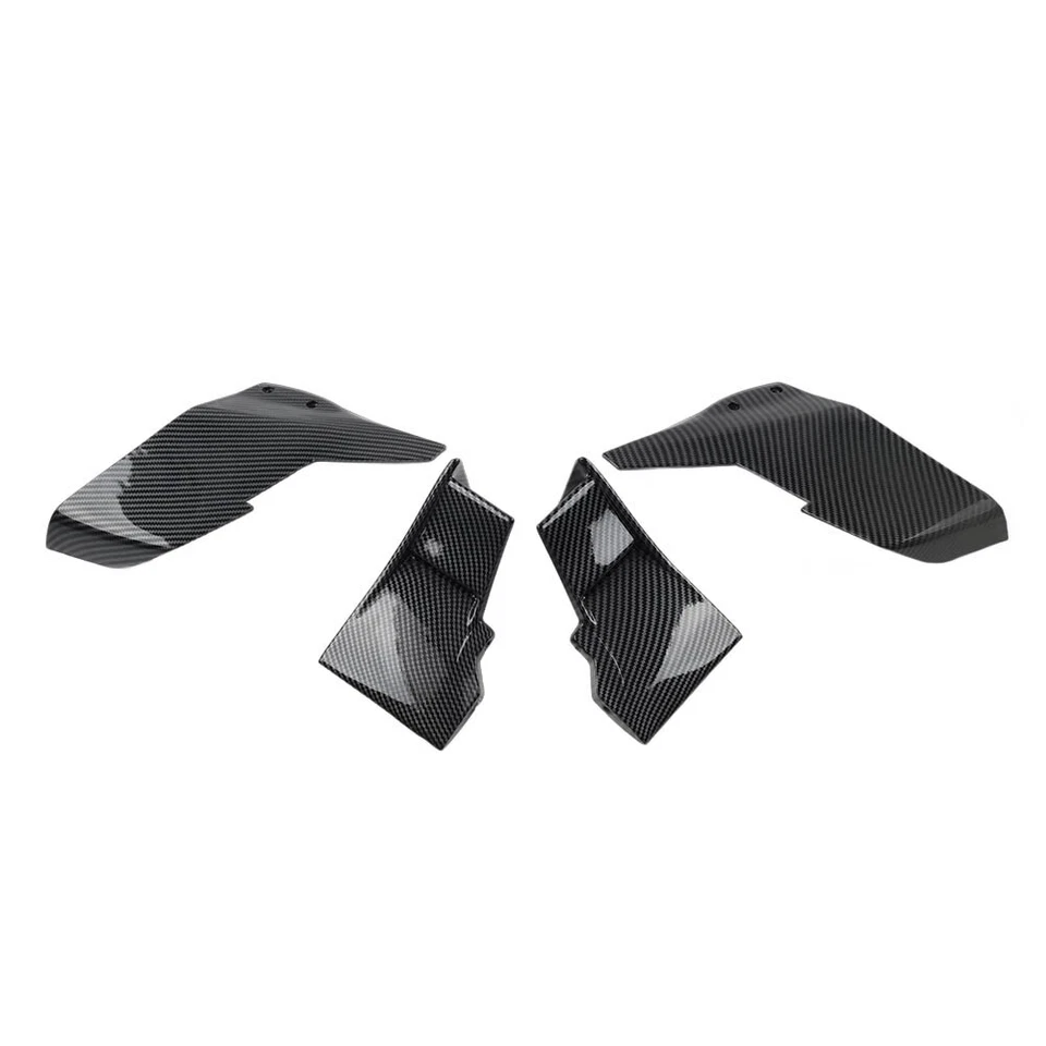 Front Winglets Aerodynamic Fixed Wing Fairing For KAWASAKI NINJA H2 R 15-23 - Image 4 of 4