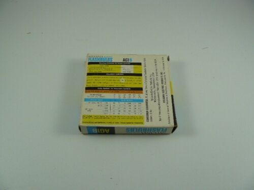 SYLVANIA BLUE DOT AG1B FLASHBULBS - Picture 2 of 3