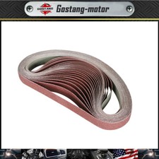 24PCS 1x30 in Sanding Belts 60 80 120 150 240 400 Grit Belt Sander Sandpaper NEW