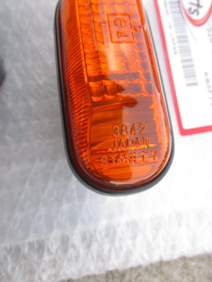 00 - 09 HONDA S2000 GUARDABARROS DELANTERO IZQUIERDO + DERECHO NARANJA MARCADOR LUZ LENTE OEM NUEVO Foto 2 de 4