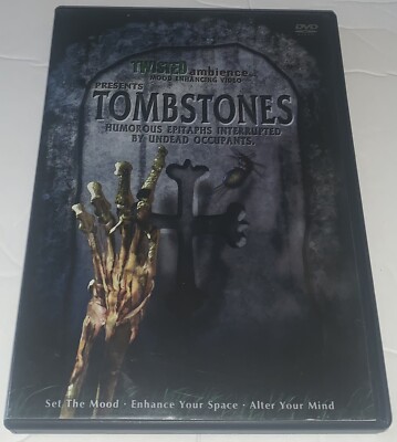 Tombstones ( DVD, Twisted Ambience Mood Enhancing Video, 2007 ) rare oop