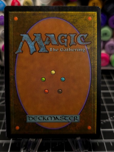 SOL RING - MTG *Altered Hand Painted Original Art Anime - SKULL AND HORNS - Picture 6 of 6