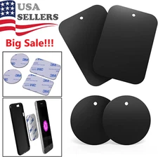 Metal Plates Adhesive Sticker Replace For Magnetic Car Mount Phone Holder lot