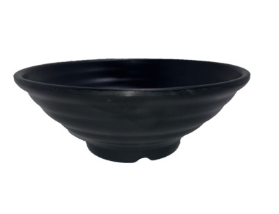 1.5 Qt. 9'' Black Melamine Bowl - Nara Collection - 4 pack - Model B-549-BK