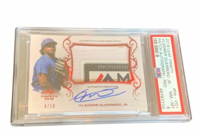 99枚限定 Vladimir Guerrero Jr Patch auto RC VLADIMIR GUERRERO JR 2019 PANINI PRIZM /99 ZEBRA STRIPES