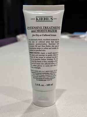 Kiehl's Intensive Treatment and Moisturizer for Dry-Callused Areas 3.4 oz Sealed