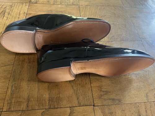 ZAPATOS OXFORD BROOKS BROTHERS/PEAL & CO (NUEVOS CON CAJA) TALLA 13D EE. UU. HECHOS EN INGLATERRA - Imagen 9 de 16