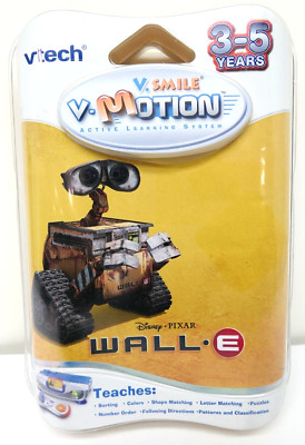 VTech V.Smile V-Motion Disney Pixar Wall E Learning Adventure Game Ages 3-5 NIP