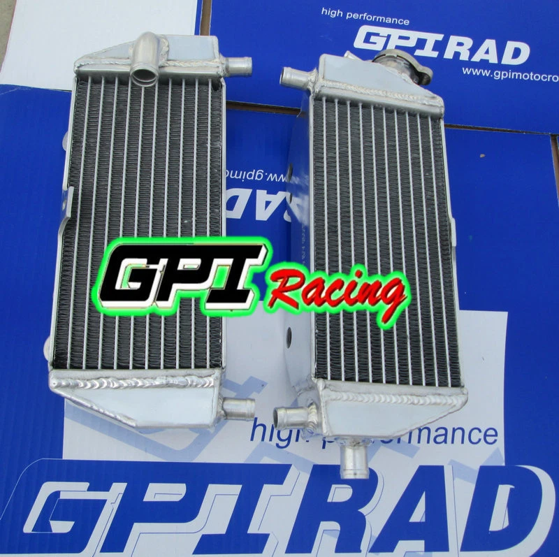 aluminum alloy radiator For Kawasaki KX125 KX250 1994-2002 94 95 96 97 98 99 0 - Image 2 of 4