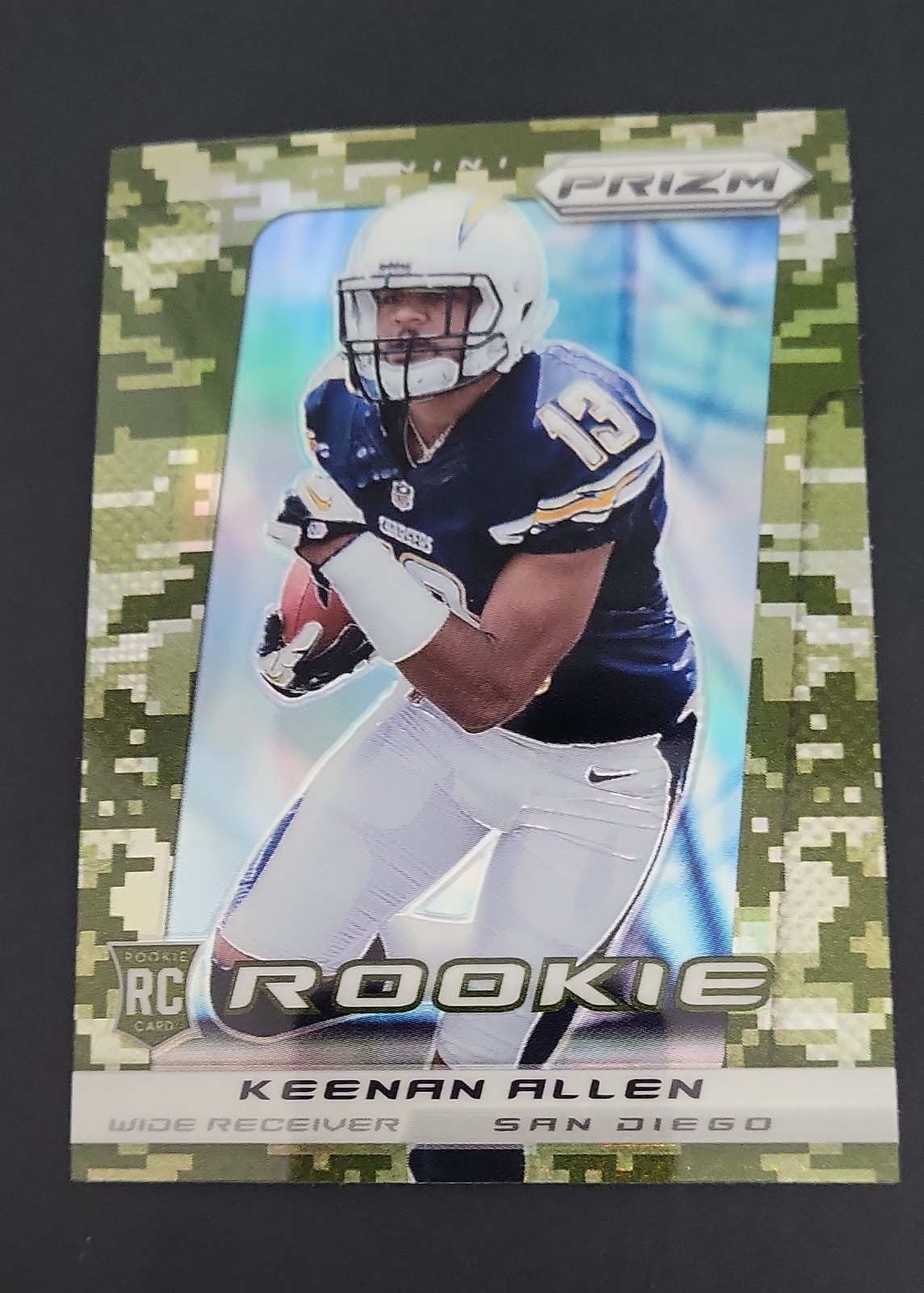 2013 Panini Prizm - Rookie Keenan Allen #252 Camo Prizm (RC)