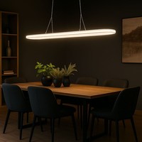 Pendellampe Esstischlampe HäNgelampe Led Wohnzimmerlampe KüChenleuchte H 120 Cm