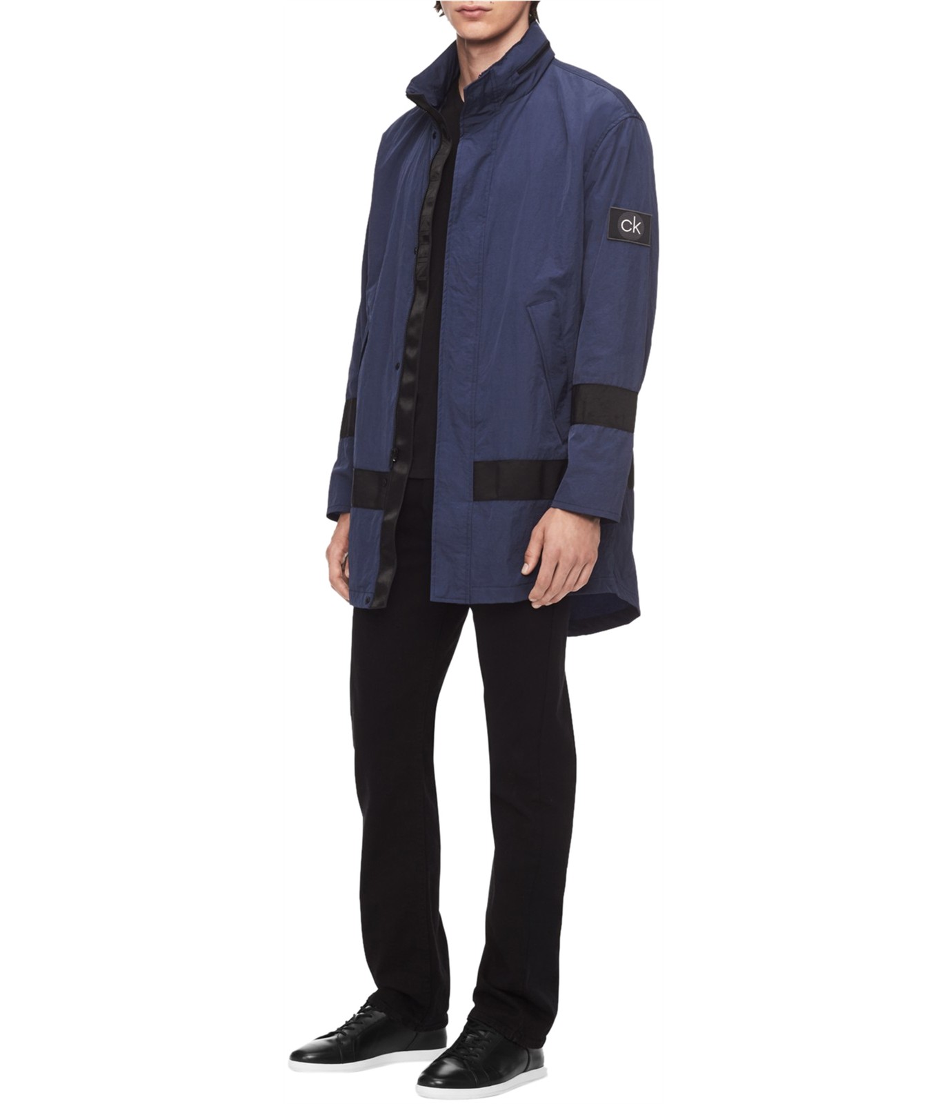 Calvin Klein Mens Stripe Jacket