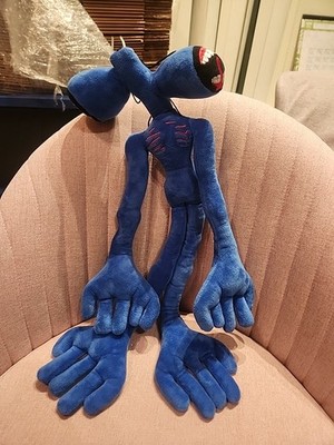 55CM Bendable Siren Head Plush Toys Office Decoration Standing Siren Head-BLUE