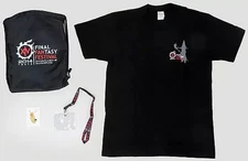 Final Fantasy XIV Fan Festival 2014 Tokyo Souvenir Set / T-Shirt, Keychain, Card