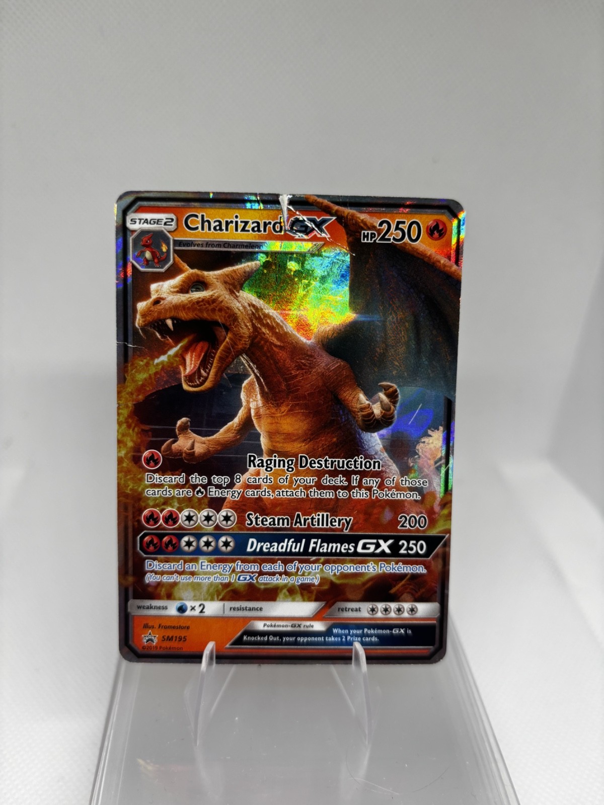 Pokémon TCG Pokémon Charizard GX SM195 Black Star Promo Holo Ultra Rare