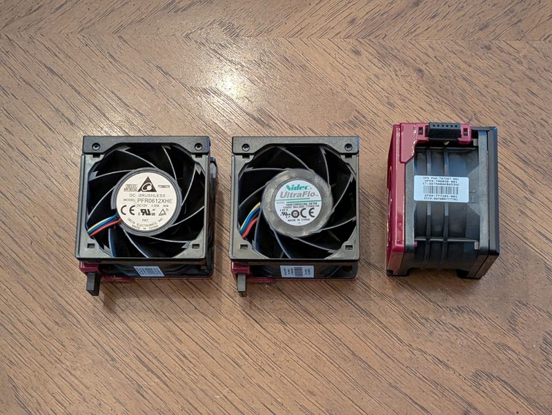 3x HP Genuine Fan DL380 G9 796850-001
