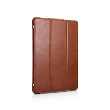 For Apple iPad NEW Tri-Fold Stand Smart Case Cover Luxury GENUINE Leather ICARER